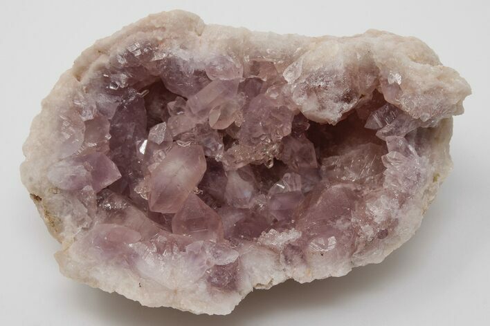 Beautiful, Pink Amethyst Geode Section - Argentina #195339